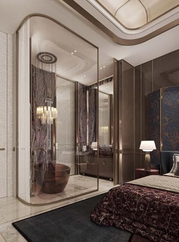 Living space at Burj Azizi
