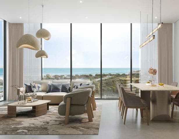 Interior at Pierside Marina Residences in Siniya Island