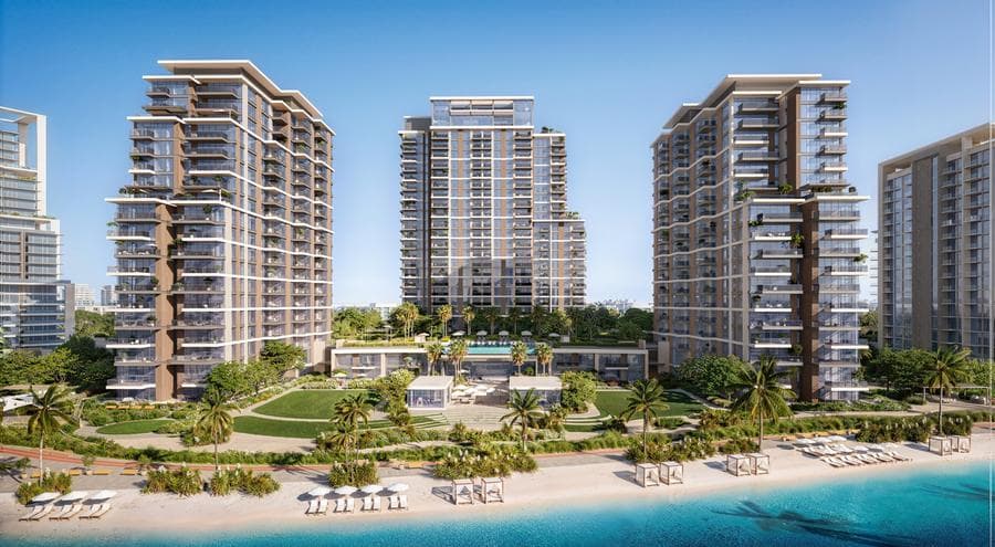 Building design at Naya Residences in Mohammed Bin Rashid City