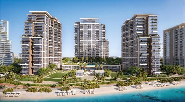 Building design at Naya Residences in Mohammed Bin Rashid City