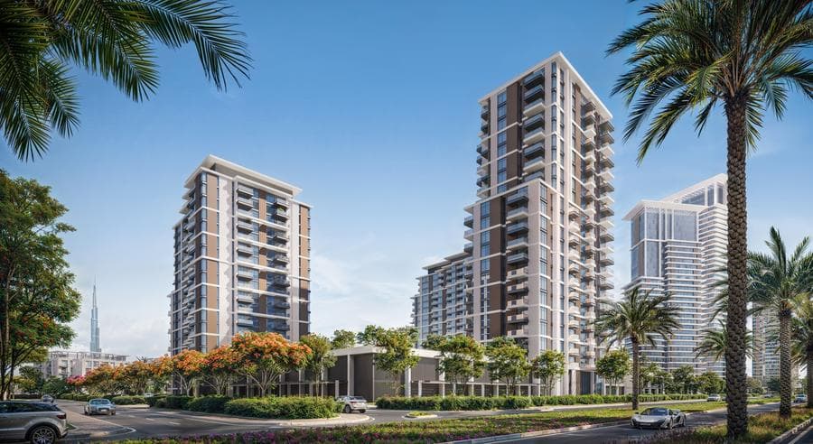 Living space at Naya Residences by Nakheel Properties