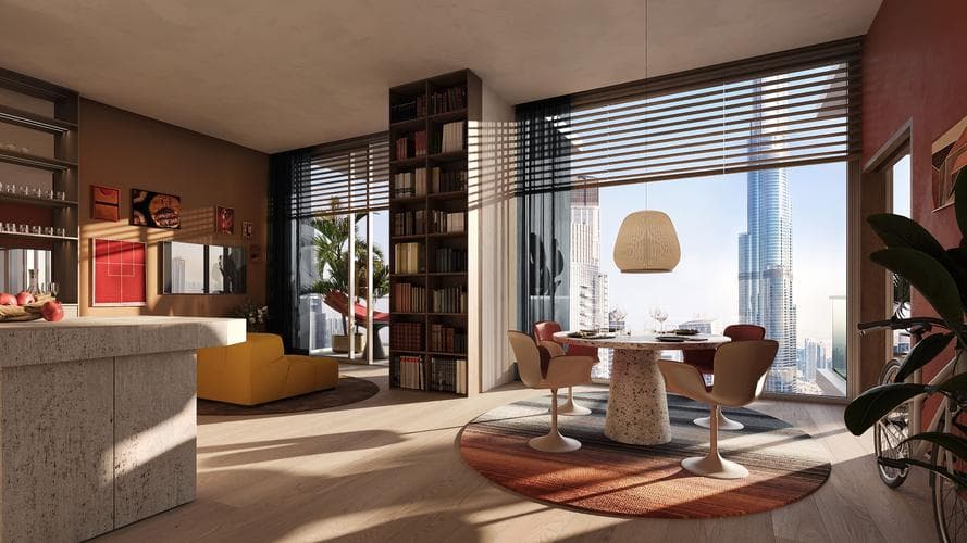 Indoor area at 25hours Heimat by East & West Properties in DIFC
