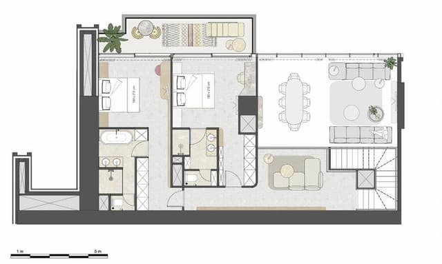 East & West Properties 25hours Heimat - Room design