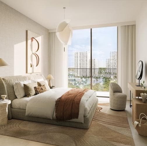 Building facade at Parkwood by Emaar Properties in Dubai Hills Estate