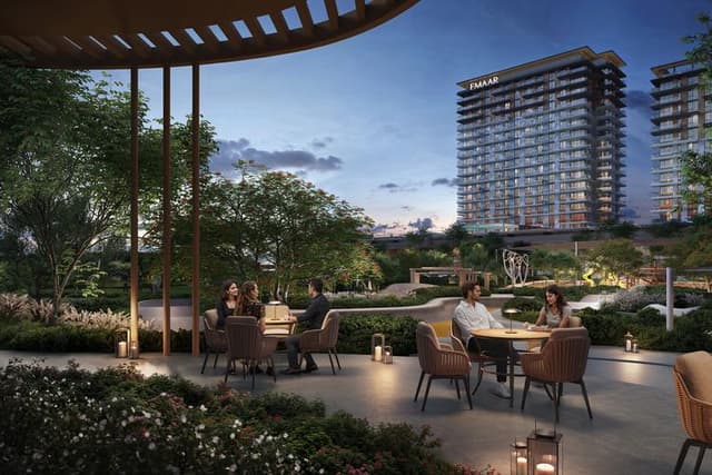 Dubai Hills Estate - Living space at Parkwood