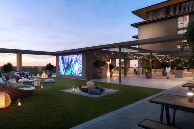 Living space at Parkwood by Emaar Properties