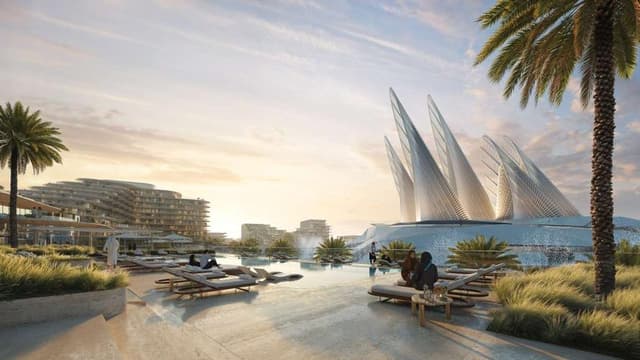 Saadiyat Island - Living space at Mandarin Oriental Residences