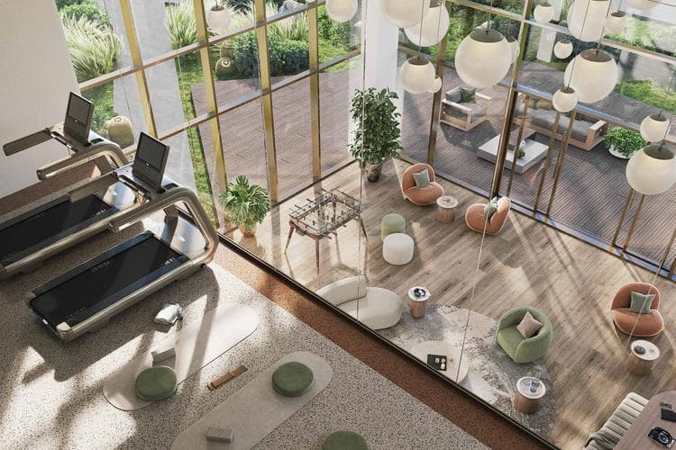 Saadiyat Island - Living space at Solea by Taraf