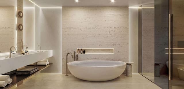 Esmé Beach Residences Room design in Dubai Island