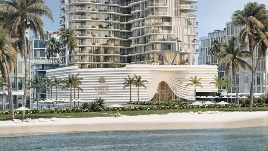 Indoor area at Esmé Beach Residences by Elysian Developments in Dubai Island