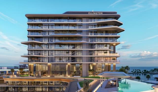 Building design at Costa Mare in Marjan Island
