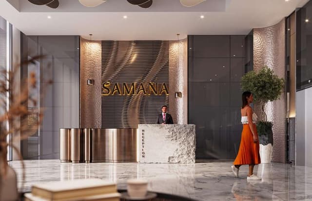 Interior at SAMANA Parkville in Dubai Land Residence Complex