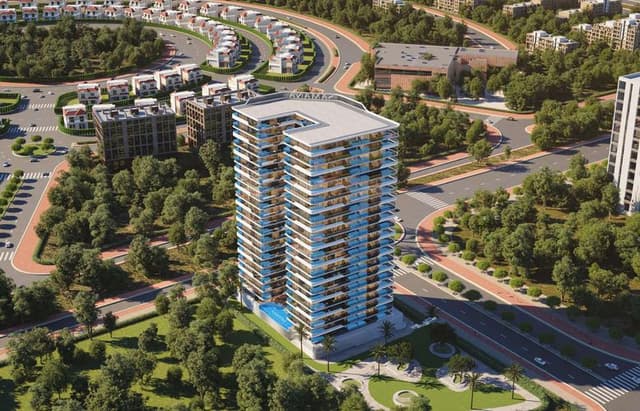 Living space at SAMANA Parkville by Samana Developers