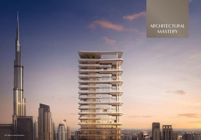 Building facade at Address Grand Downtown by Nshama in Downtown
