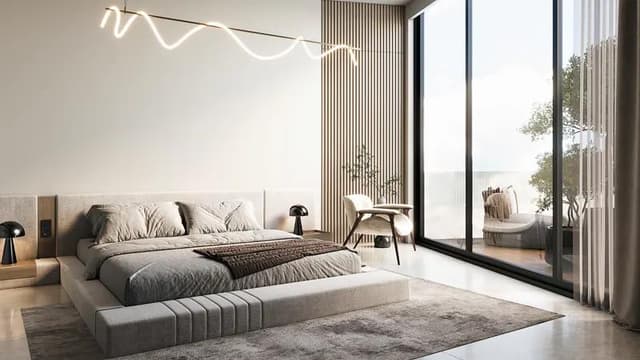 Indoor area at Azura Residences by IGO in Dubai Island