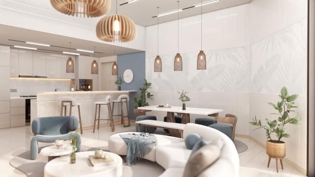Room design at Lumière Heights by AG Properties