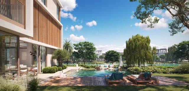Dubailand - Living space at The Acres Estates