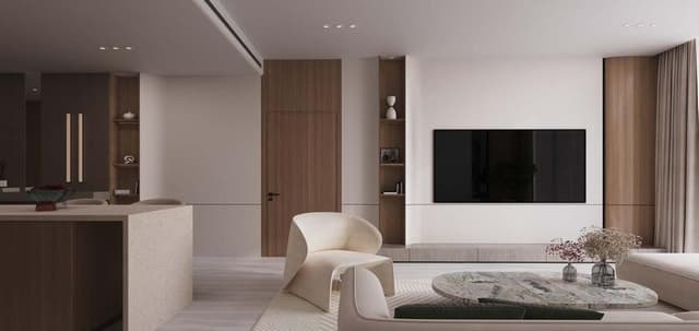 Indoor area at Starlight by Binghatti in Al Jaddaf