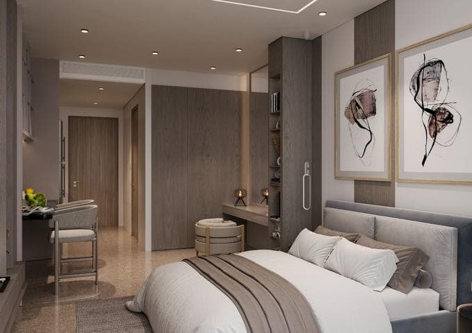 Building facade at Coventry 66 by GFS Properties in Dubai South