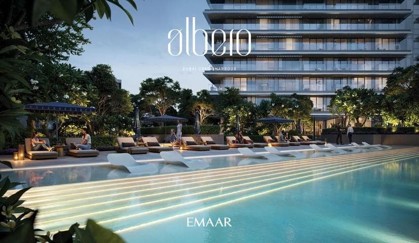 Room design at Albero – Dubai Creek Harbour by Emaar Properties