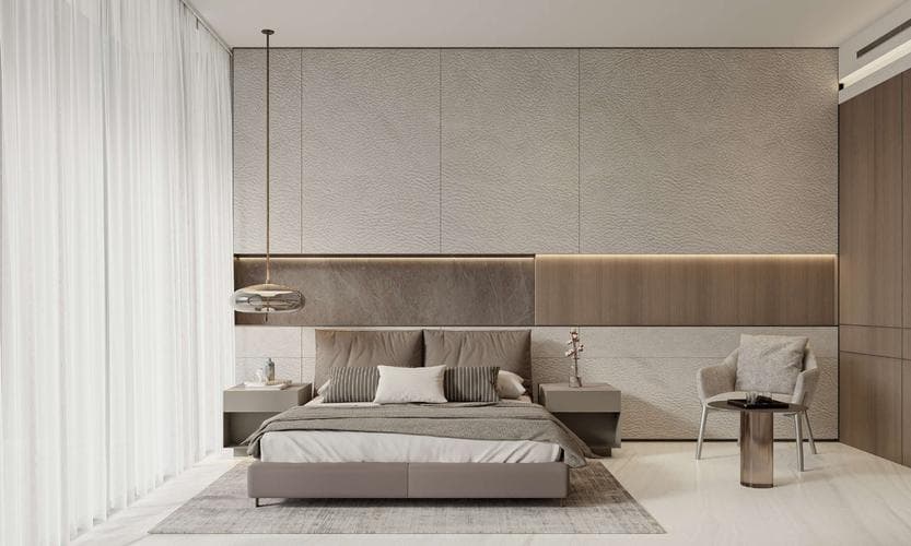 Building facade at 105 Residences by Kamdar developments in JVC (Jumeirah Village Circle)