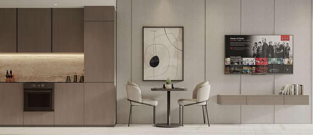 Room design at 105 Residences by Kamdar developments