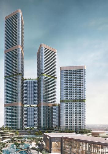 Sobha Hartland II - Living space at Skyvue Stellar