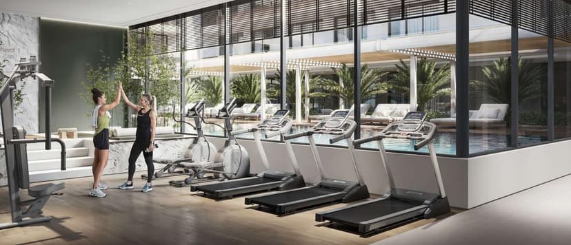 Interior at EVERGR1N HOUSE in Jumeirah Garden City