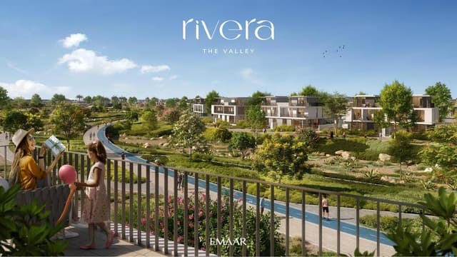 Building facade at Rivera – The Valley by Emaar Properties in The Valley