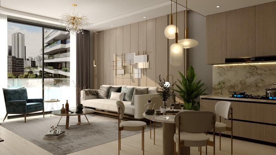 Interior at Trinity Residences in Arjan
