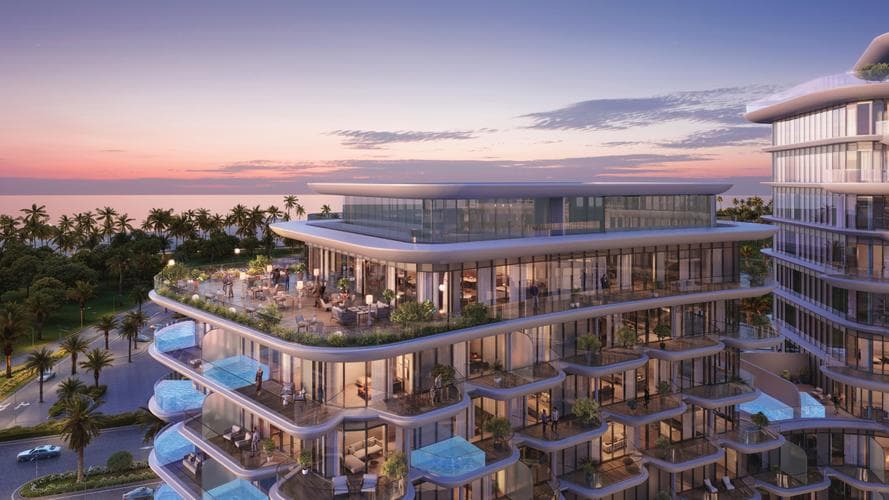 Marjan Island - Living space at Taj Wellington Mews Residences