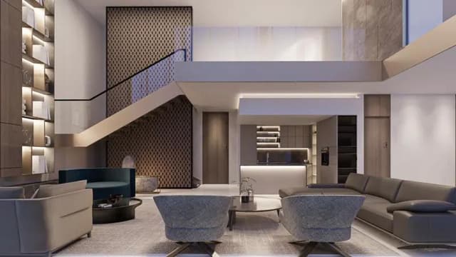 JVC (Jumeirah Village Circle) - Living space at AB Cavalier