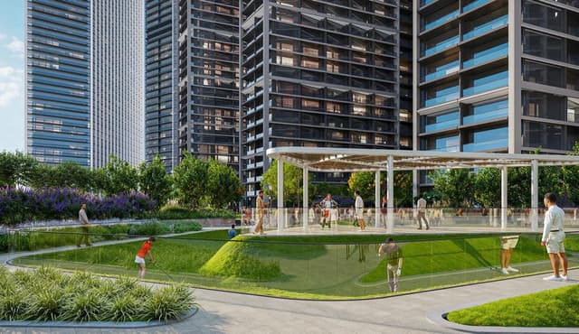 Building design at Sobha Central in Jumeirah Lake Towers - JLT