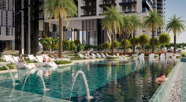 Living space at Sobha Central by sobha