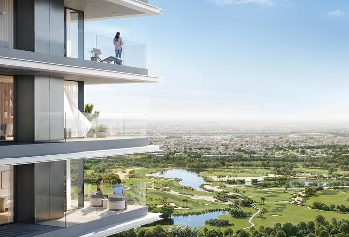 Dubai Creek Harbour - Living space at ALTAN