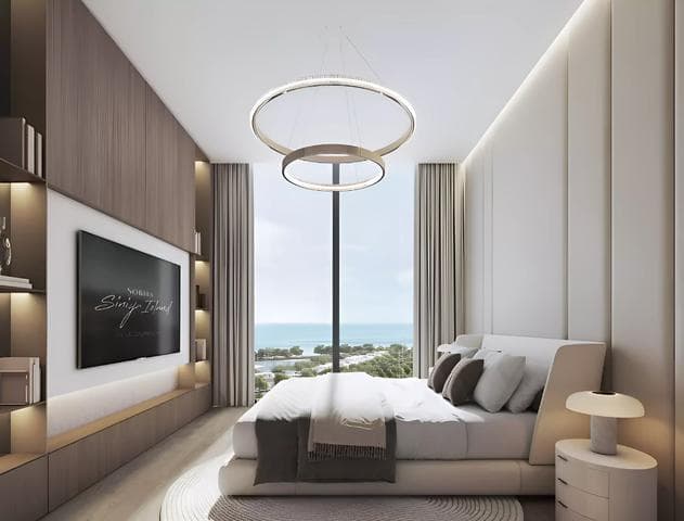 Building facade at Florine Beach Residences by sobha in Siniya Island
