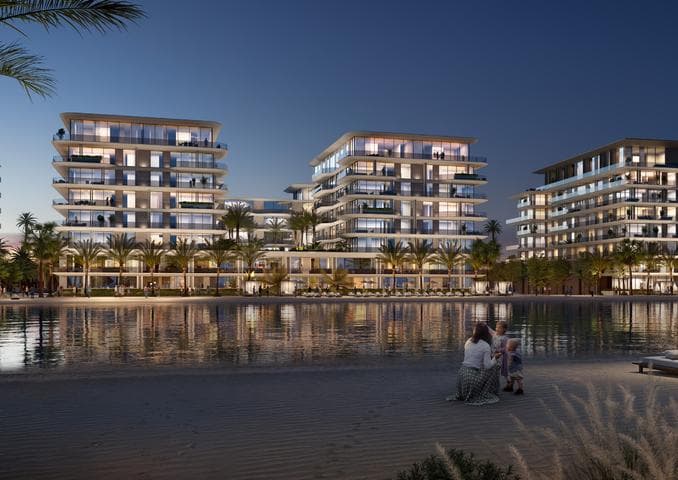 Interior at Blue Beach Residence in Ajmal Makan City