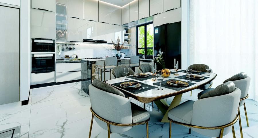 Room design at Bonds Avenue Residences by Amirah Development