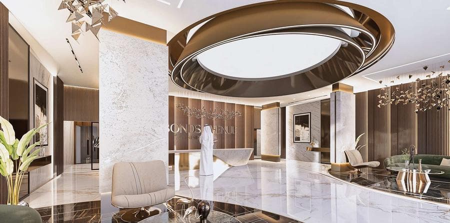 Front entrance at Bonds Avenue Residences
