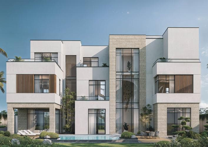 Building facade at Selora Residence by Swank in Mohammed Bin Rashid City