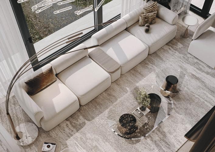 Indoor area at Selora Residence by Swank in Mohammed Bin Rashid City