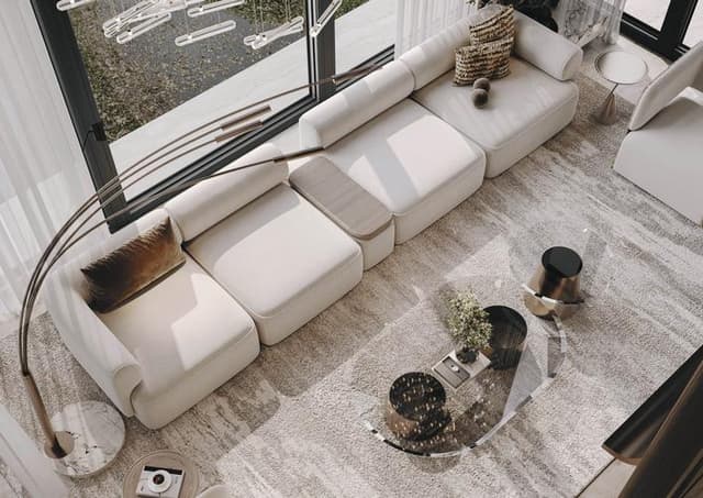 Indoor area at Selora Residence by Swank in Mohammed Bin Rashid City