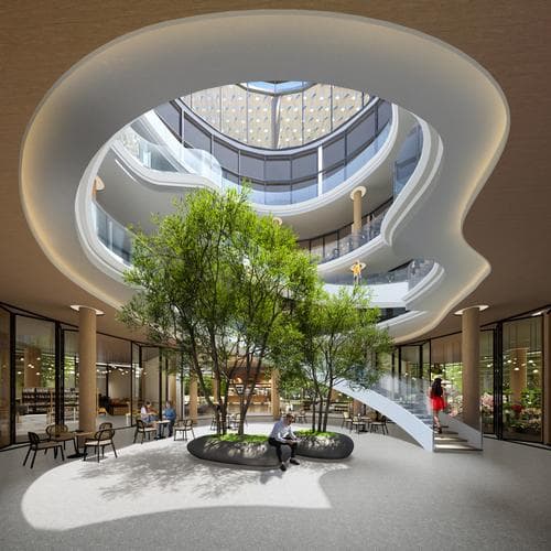 Living space at The West Residence – Serenia District by Palma Development