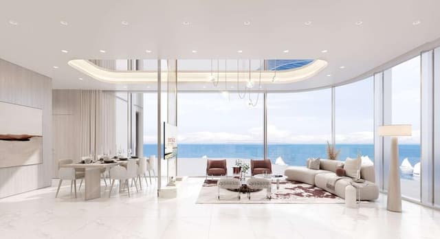 Interior at Côtier House in Dubai Island