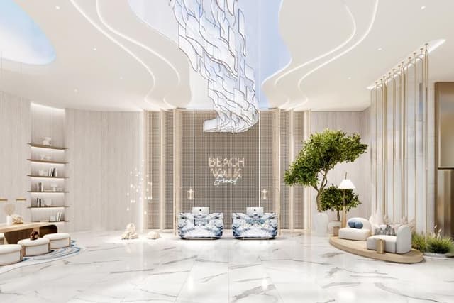 Dubai Island - Living space at Beach Walk Grand