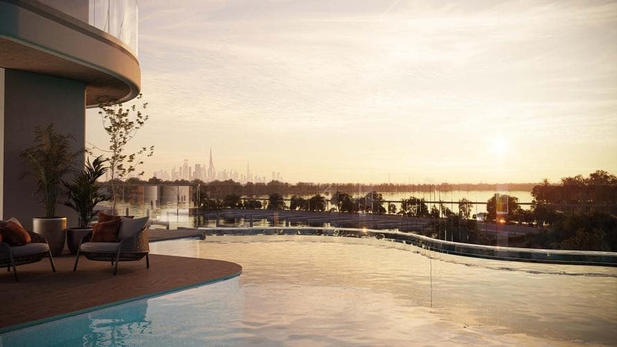 Dubai Island - Indoor area at Iluka Residences