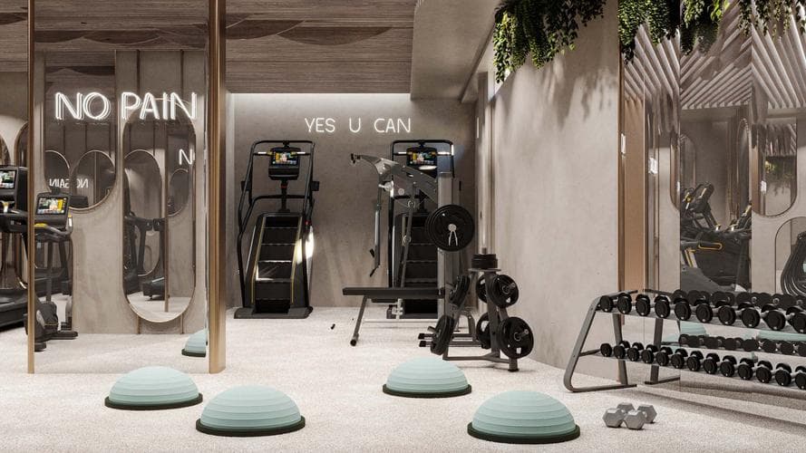 Apartment interior at Iluka Residences