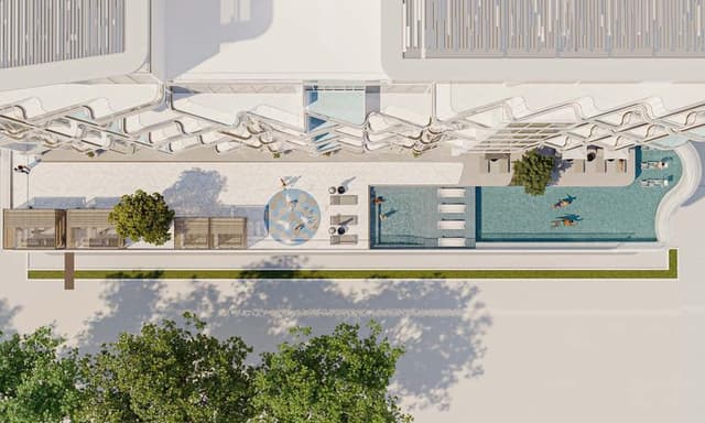 Dubai Island - Exterior view at Iluka Residences