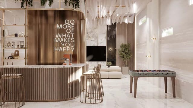 Room design at Iluka Residences by Ms Homes in Dubai Island
