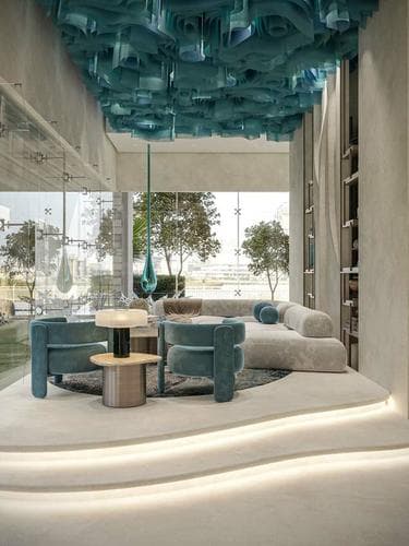 Living space at Iluka Residences